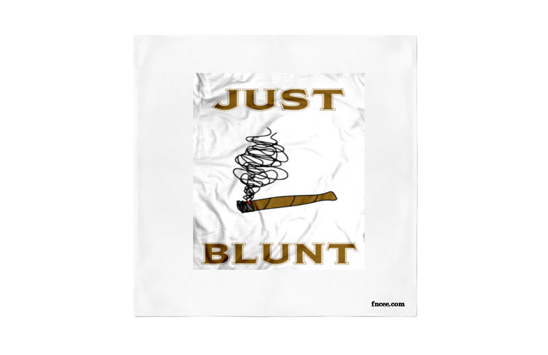 JustBluntBandana-White