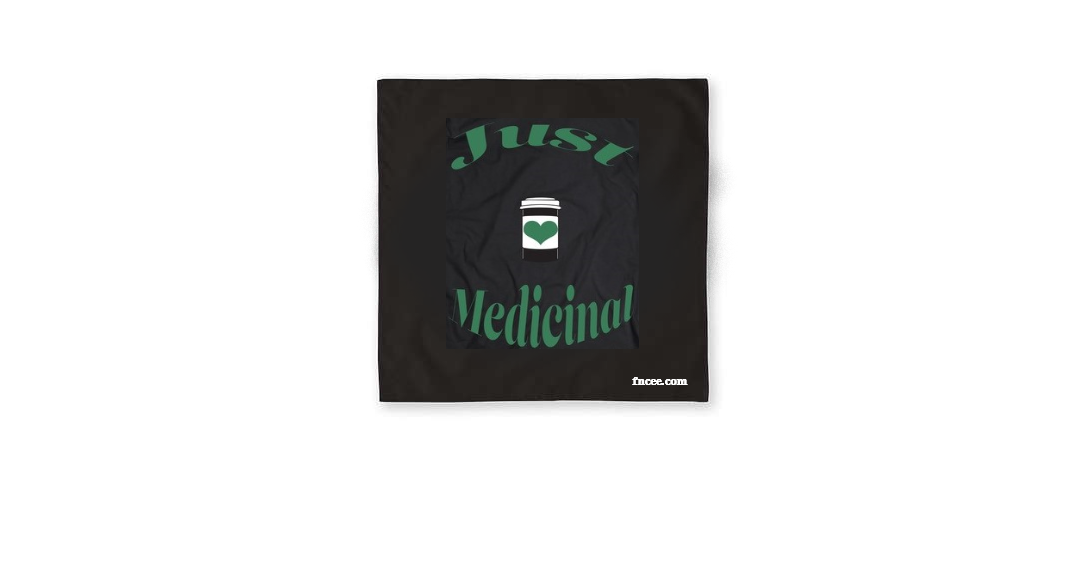 JustMedicinalBandana-Black