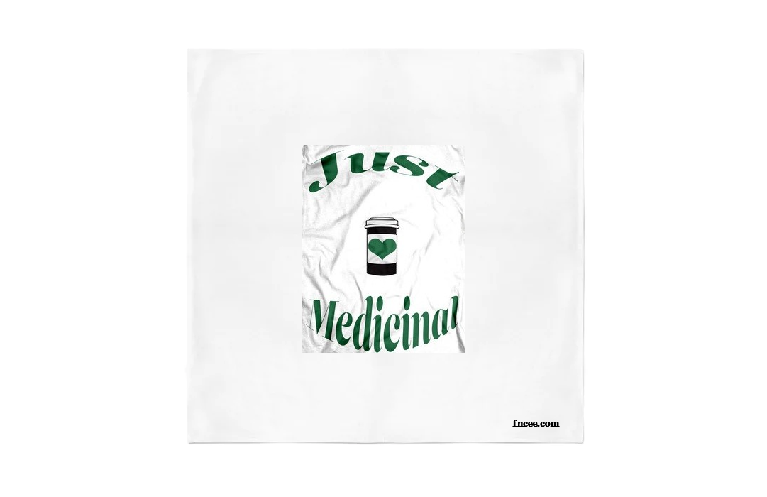 JustMedicinalBandana-White