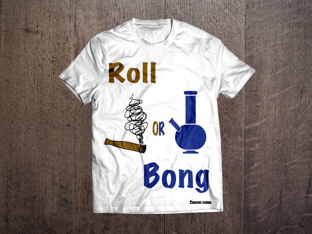 RollorBongT-ShirtinWhite